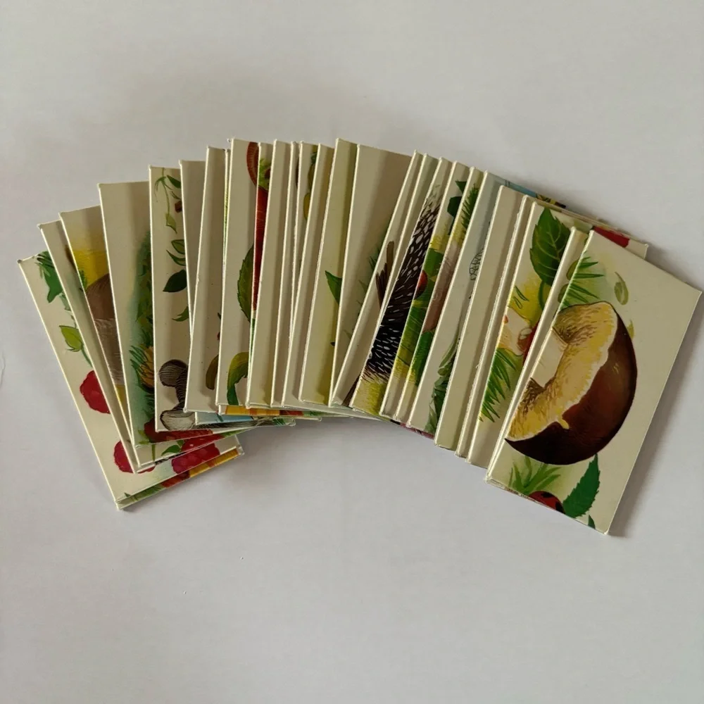 Vintage Nathan Forest Puzzle Domino Nature Animal Matching Kids Learning Toy